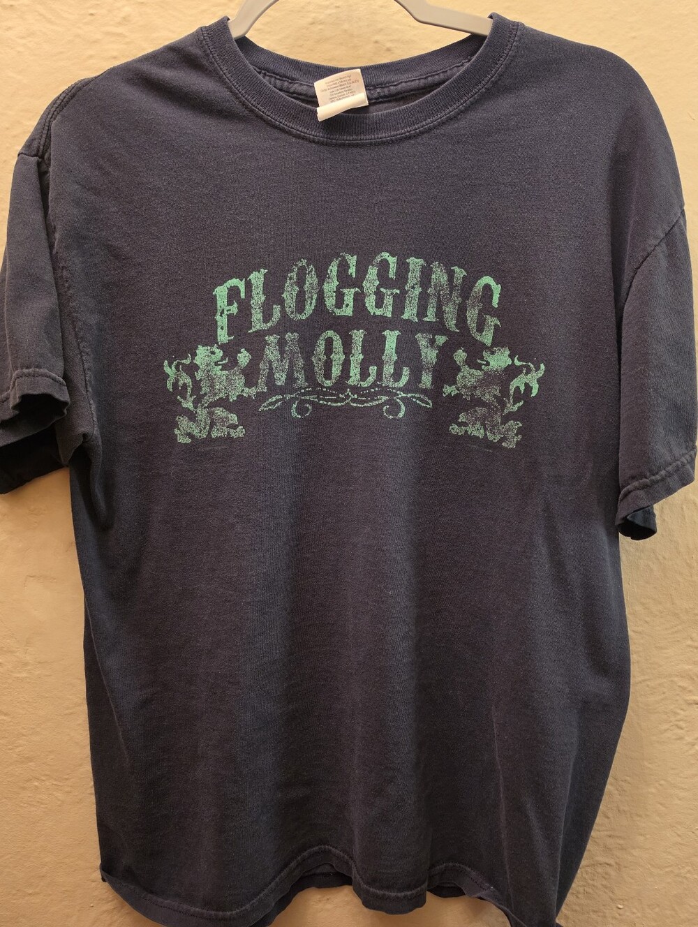 Flogging Molly Band T Shirt M Distressed Punk Celtic Rock Graphic Tee